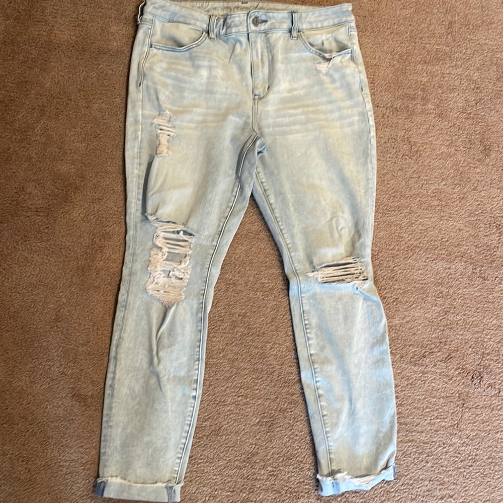 American eagle stretch high rise skinny jeans